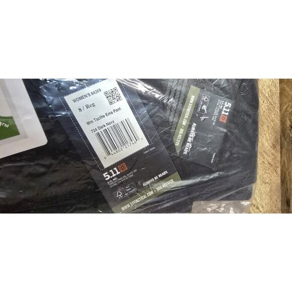 5.11 Tactical 64369 Taclite EMS Womens Size 8 724 Dark Navy Blue Brand New w Tag - Picture 4 of 7